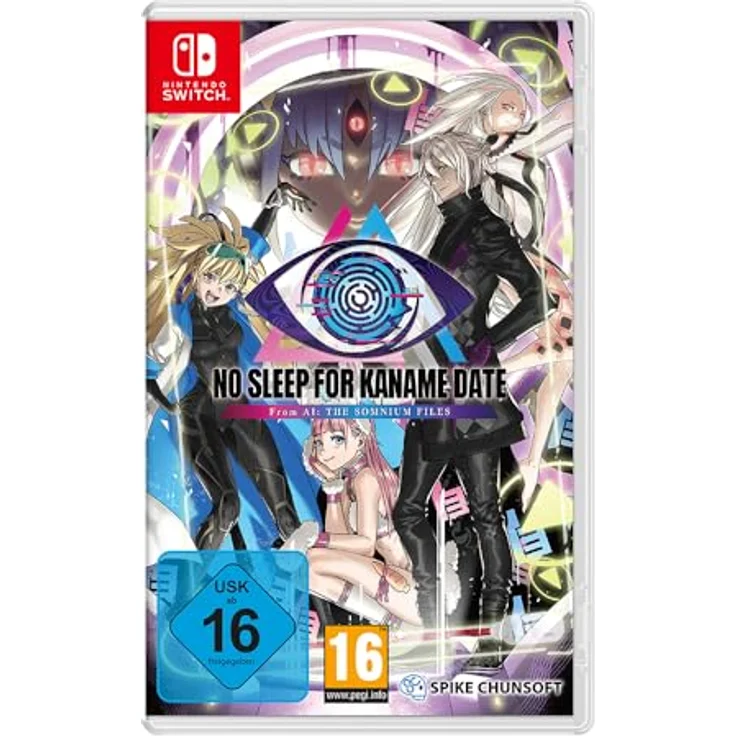 Reef Entertainment No Sleep for Kaname Date - From AI: THE SOMNIUM FILES (Aiba Edition) - Nintendo Switch Spiel mit exklusiven holografischen Stickern, Englisch/Japanisch Sprecher, mehrsprachigem Text – Bild 1
