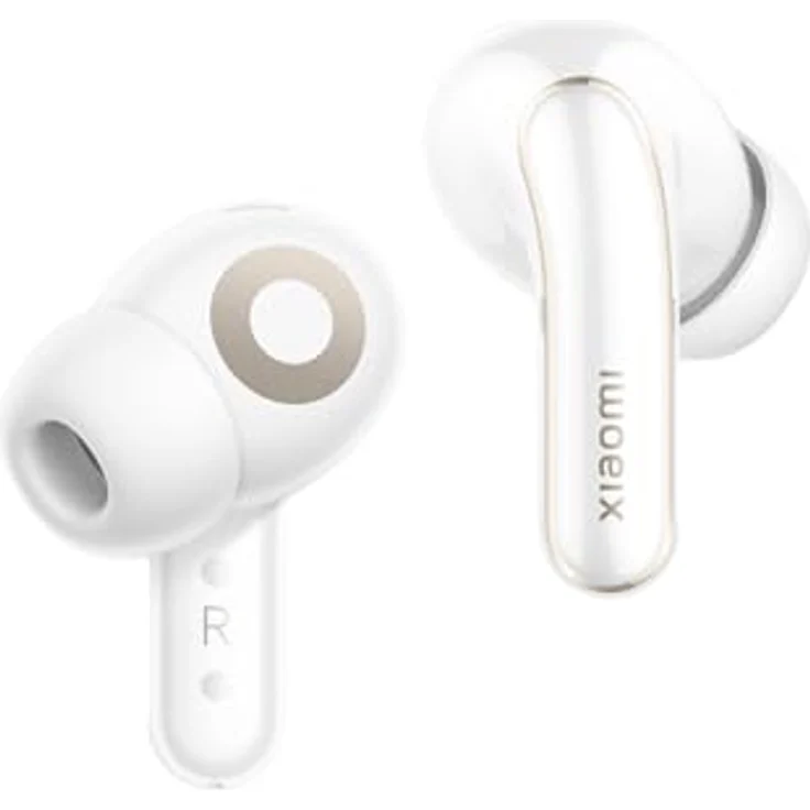 Xiaomi Buds 5 Pro Bluetooth - 11mm HiFi-Dreifach-Treiber, 55db ANC Active Noise Cancellation und 15m/s ENC, Lossless Qualcomm Sound und Harman AudioEFX, Weiß – Bild 4