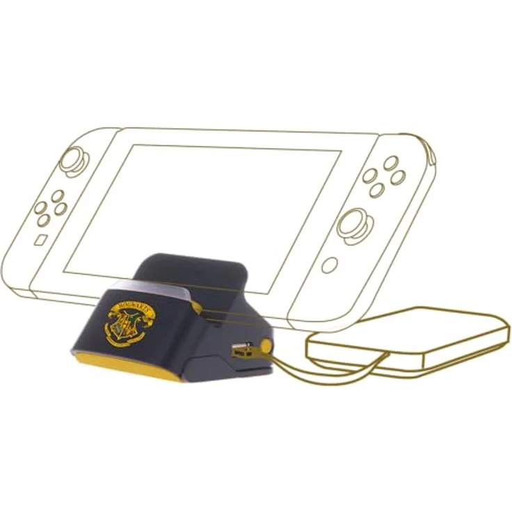 Freaks and Geeks Harry Potter Hogwarts Crest Nintendo Switch Docking Station mit 3 USB Ports und HDMI Port, ideal für unterwegs – Bild 4