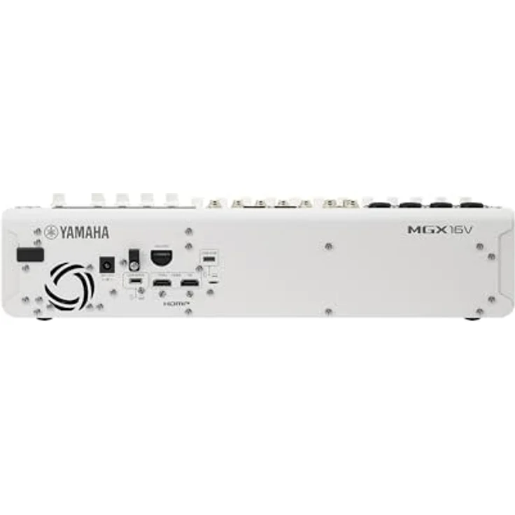 Yamaha MGX16V WH, 16-Kanal Digitalmischpult mit HDMI-zu-USB-Audioeingang, 4.3" Touchscreen und Bluetooth 5.0, weiß – Bild 2