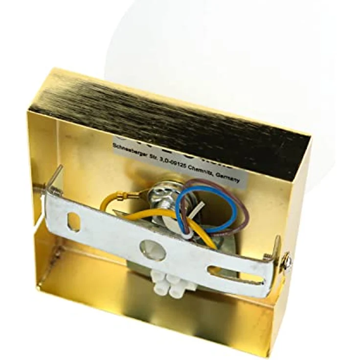 Licht-Erlebnisse Deckenleuchte Bad Kugel Metall Glas in gold 1x G9 wechselbar Badezimmer Flur Innen Deckenlampe zeitlos Beleuchtung kompakt – Bild 4