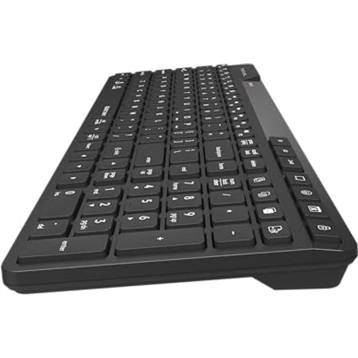A4Tech FSTYLER FBK27C AS, Kabellose Tastatur mit 2.4 GHz und Bluetooth, Schwarz – Bild 3