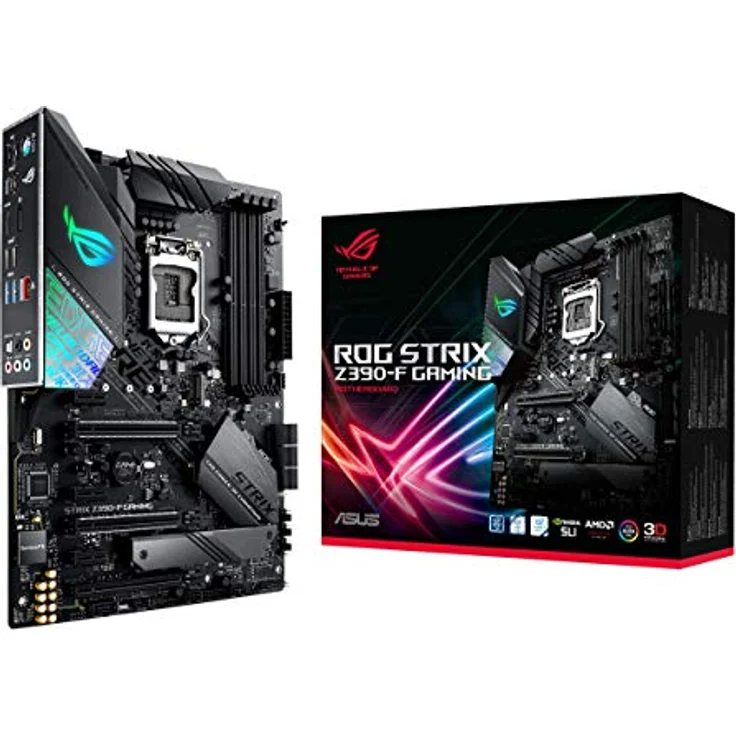 ASUS ROG Strix Z390-F Gaming Mainboard Sockel 1151 (ATX, Intel Z390, DDR4-Speicher, duale M.2 Anschlüsse, SATA 6Gbit-s, USB 3.1 Gen 2) – Bild 2