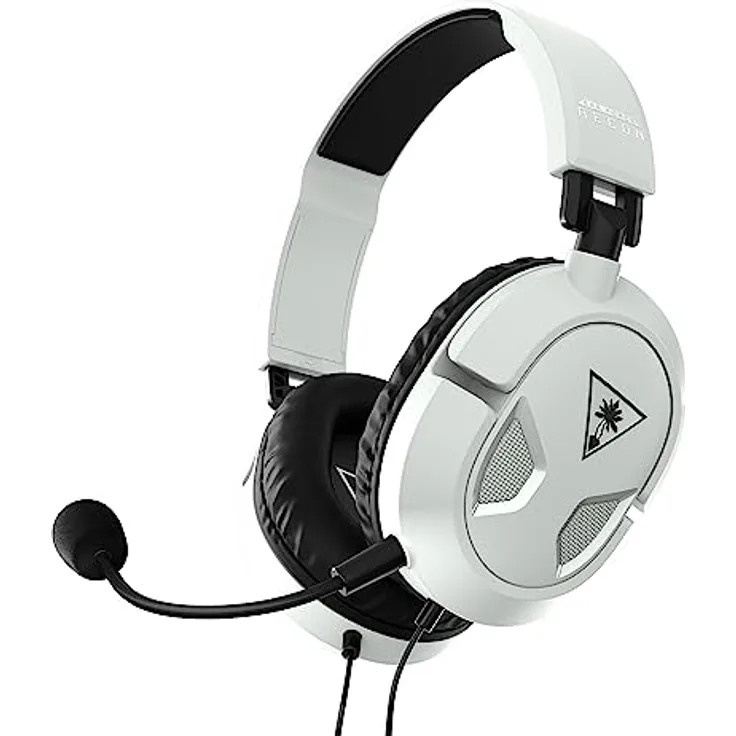 Turtle Beach Recon 50 Weißes/Schwarzes Gaming-Headset für Xbox Series X|S, Xbox One, PS5, PS4, Nintendo Switch und PC