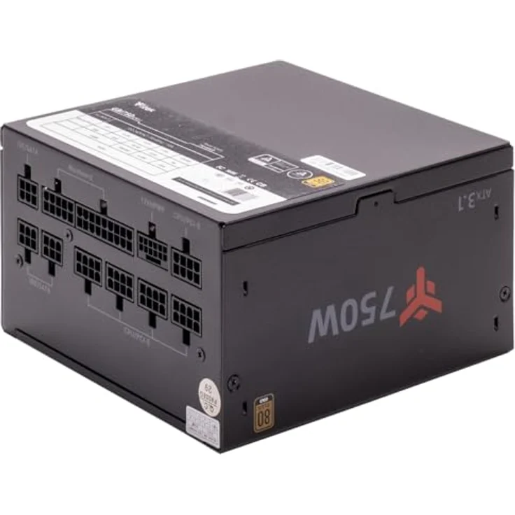 iTek Netzteil GBI750-750W 80Plus Gold, ATX 3.1, 140mm FDB Lüfter, modular mit japanischen Kondensatoren – Bild 2