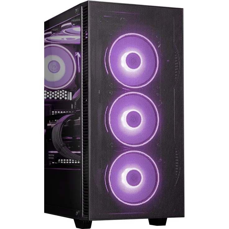 One Gaming Gaming PC AN026, Ryzen 7 9700X, RTX 4060, 32GB DDR5 RAM, 1TB NVMe SSD, Windows 11