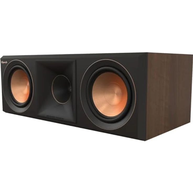 Klipsch Reference Premiere RP-500C II Mittelkanal-Lautsprecher aus Walnussholz, mit größerer Tractrix-Hupe und belüftetem Hochtöner – Bild 3