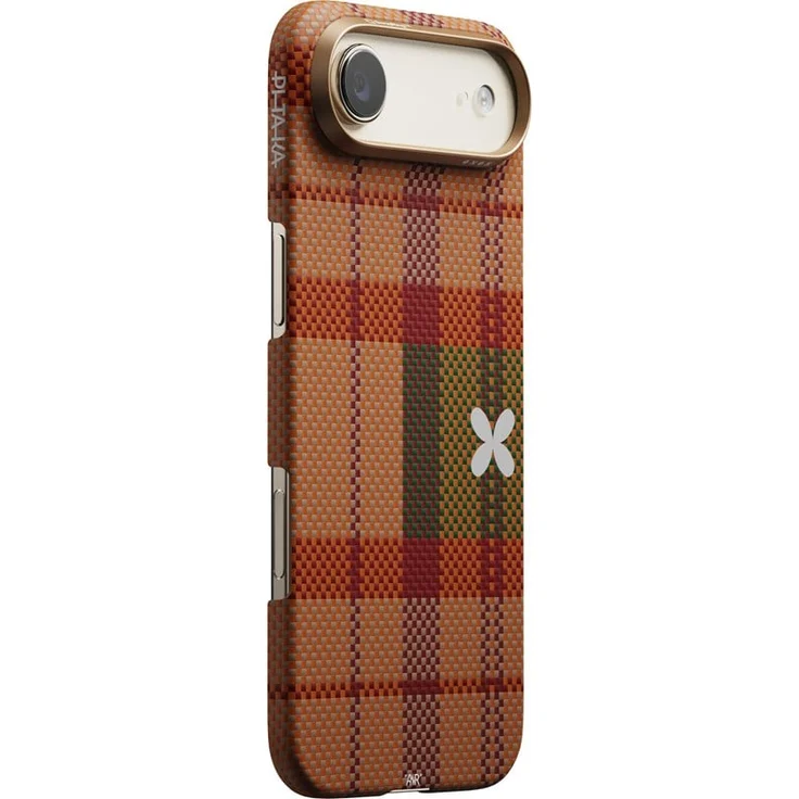 PITAKA Edge Case Cloud Dusk, Schutzhülle aus Aramidfaser für iPhone Air mit MagSafe-Kompatibilität und kabellosem Laden