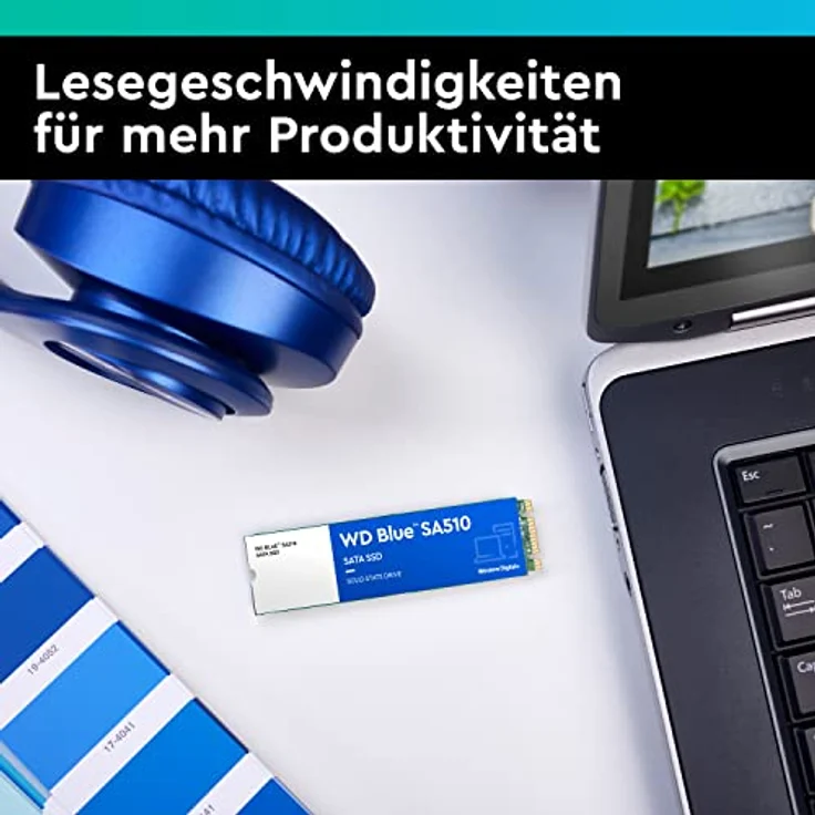 WD Blue SA510 SATA SSD 250 GB M.2 2280 (Lesen bis 555 MB/s, Schreiben bis 440 MB/s, Upgrade für PC/Laptop, dreimonatiges Probeabo von Dropbox Professional, Western Digital SSD Dashboard) – Bild 3