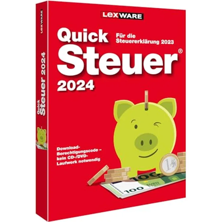 QuickSteuer 2024 (für Steuerjahr 2023) | Minibox | Private und gewerbliche Steuererklärung