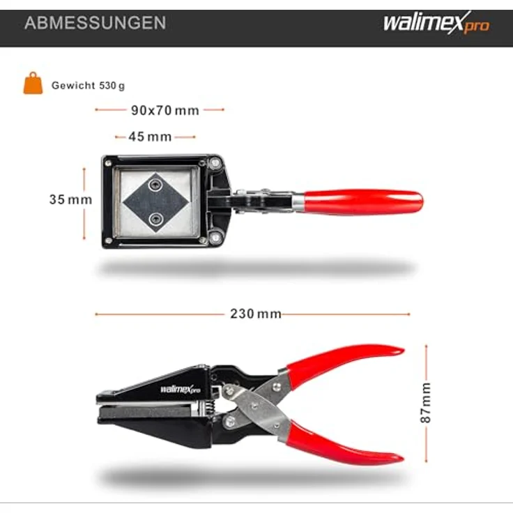 Walimex PS 35x45 mm Passbildstanze – Bild 8