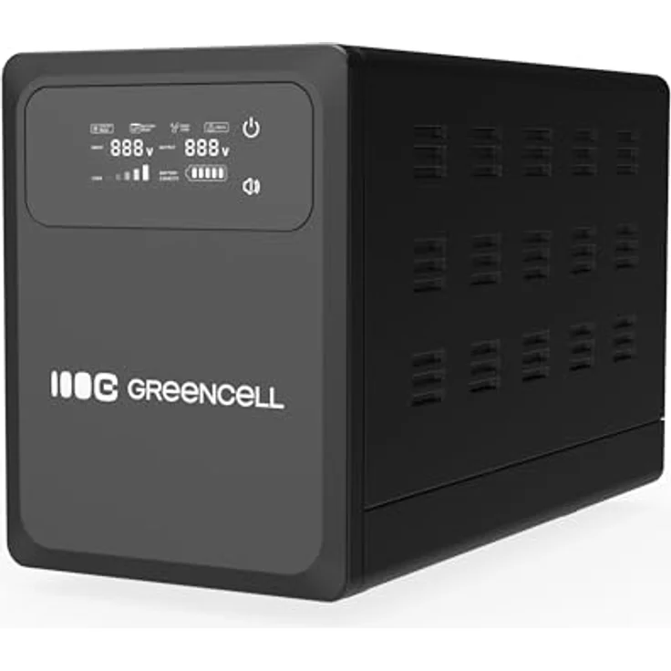 Green Cell UPSLPPC1200, Unterbrechungsfreie Stromversorgung (USV) Line-Interactive, 2 kVA 1200 W für Haushalte und Büros – Bild 3