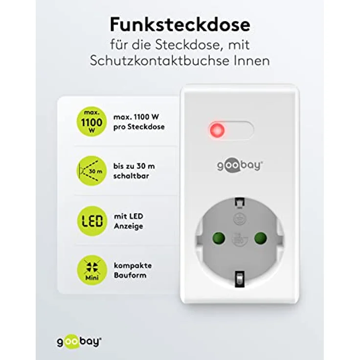 Goobay Funksteckdose zur Erweiterung – Bild 3