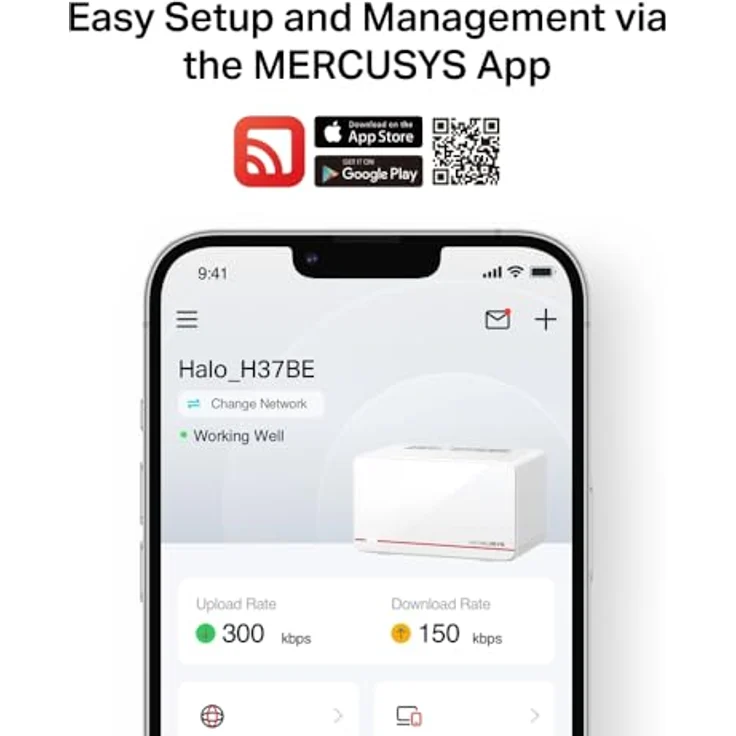 Mercusys Mercu-Halo XXX, Wi-Fi 7 Router mit erweiterter Reichweite, Weiss – Bild 7