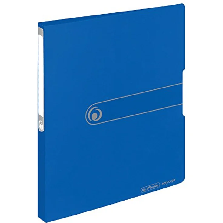Herlitz Aktenordner Herlitz Ringbuch/PP/DIN A4/16mm Füllhöhe/opak blau – Bild 2
