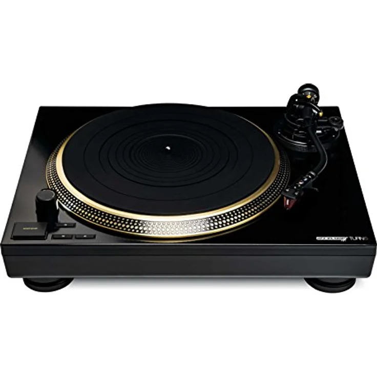 Reloop Turn 5 - quartz-gesteuerter HiFi Plattenspieler mit kräftigem Antrieb, kollektorloser, direktgetriebener DC Motor, Aluminium Plattenteller, statisch ausbalancierter S-förmiger Tonarm – Bild 3