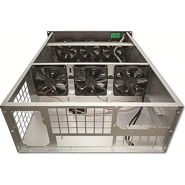 Inter-Tech Gehäuse Mini ITX 4W40 Mining-Rack 179x482x705mm – Bild 3