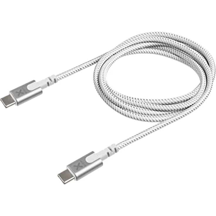 Xtorm Original Cable Series, USB-C zu USB-C PD Kabel, 240W Schnellladekabel, 2 Meter, weiß – Bild 4