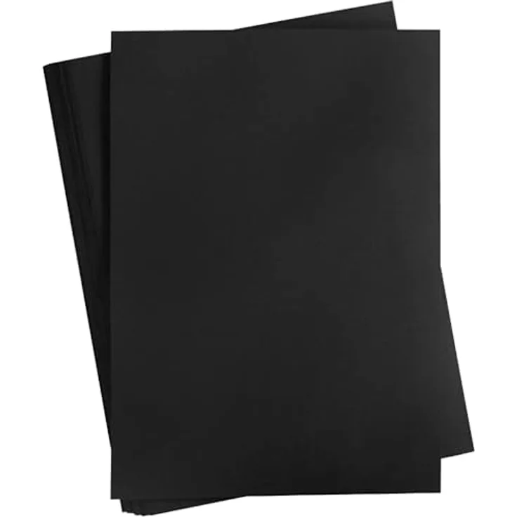 Creativ Karton, farbig A2 420x600 mm, 180 g, kohlschwarz, 100 Blatt