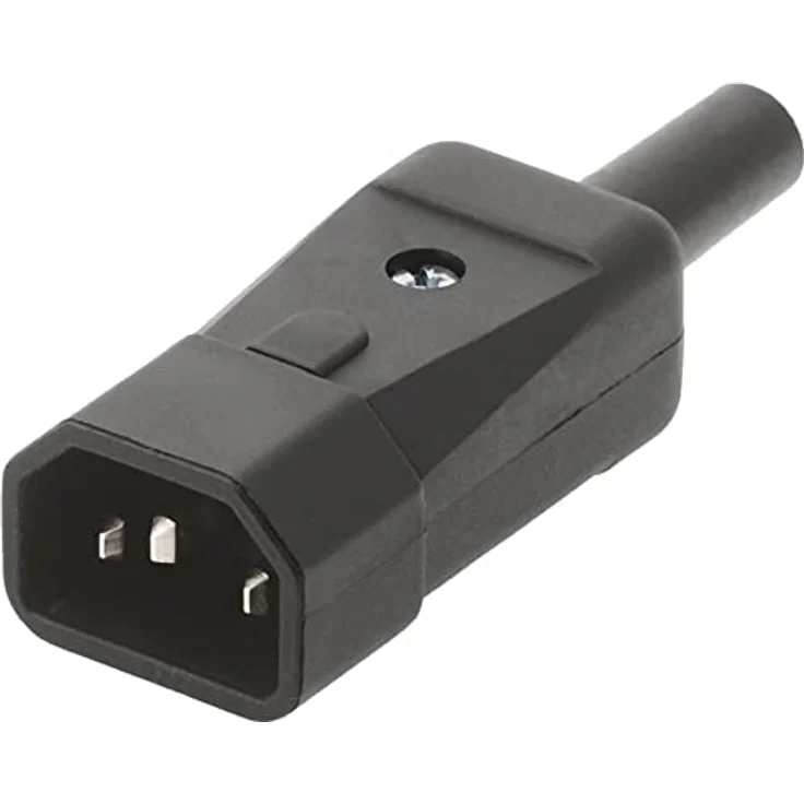 Bachmann Kaltgerätestecker, 915171, Schwarz – Bild 1