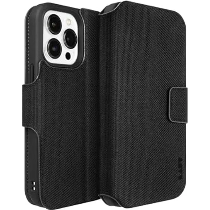 LAUT - URBAN Folio Hülle kompatibel mit MagSafe-Zubehör für iPhone 14 Pro (6.1") - Black