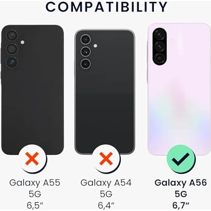 kwmobile Handyhülle für Samsung Galaxy A56 5G - flexibles Silikon Case, reißfest und rutschfest, strahlend Gelb – Bild 2