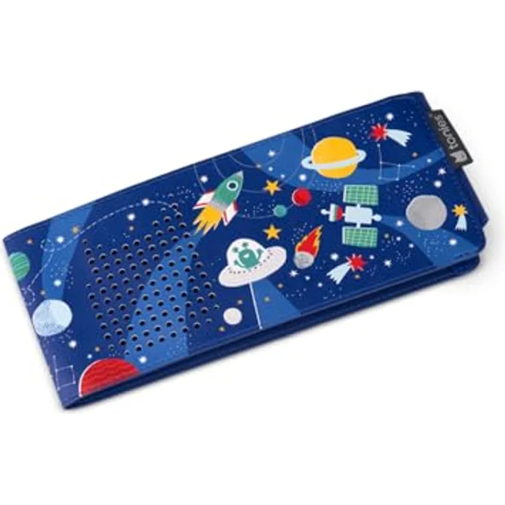 Tonies® Toniebox 2 Hülle Weltraum, soundfreundliches Design mit bunten Ziernähte für Kinder ab 1 Jahr – Bild 2