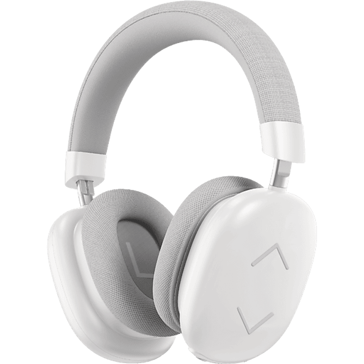 ISY IBH-2300-WT, Over-ear Bluetooth Kopfhörer in Weiß mit hervorragendem Soundqualität