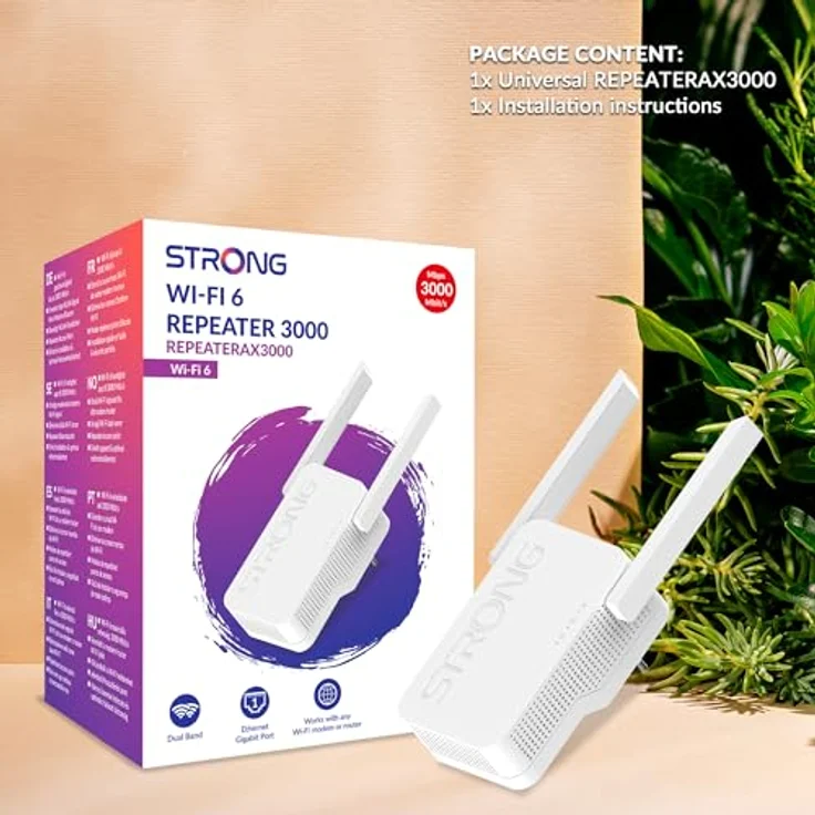 Strong Wi-Fi 6 Repeater AX3000: 2-in-1 WLAN Verstärker und Access Point, Steckdosenlösung für Highspeed Internet bis zu 3000 Mbit/s, perfekt für Zuhause und Garten – Bild 4