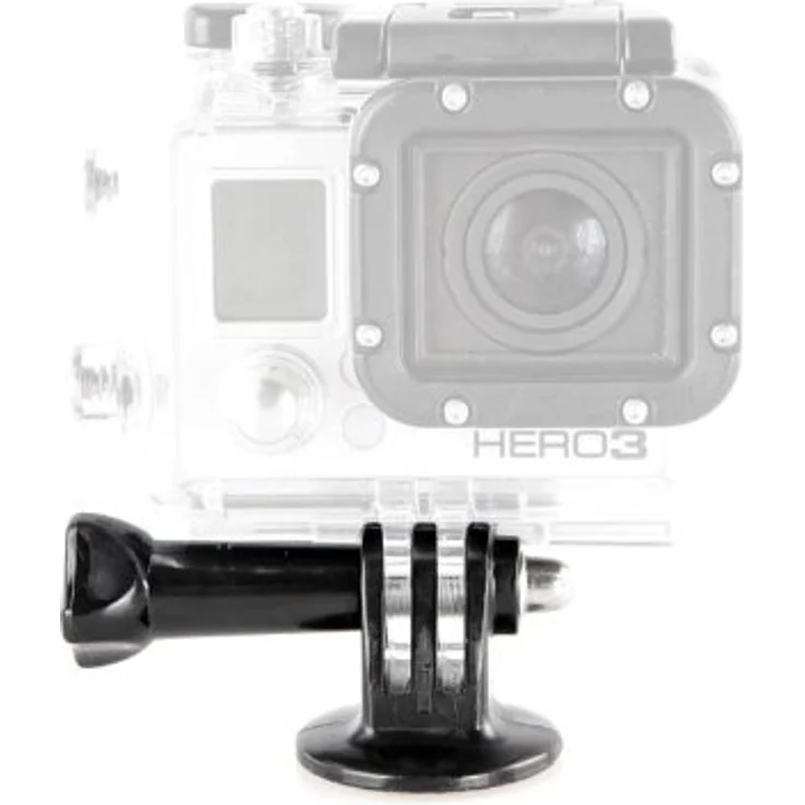 Khalia-Foto Stativadapter mit Schraubgriff, passend für GoPro Actioncam Tripod Mount mit ¼ Zoll Gewinde, leichter Kunststoff und Metall, sicherer Halt für bewegungsintensive Aufnahmen – Bild 2