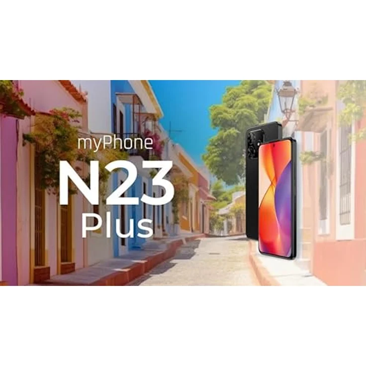 MP myPhone myPhone N23 Plus, AMOLED-Display, 120Hz-Refresh-Rate, 4G LTE, 6,7 Zoll, 8GB RAM, Android 14, 64mpx Dreifachkamera, 256GB Speicher, erweiterbar auf bis zu 1TB, 5000mAh + Hülle, Schwarz – Bild 4