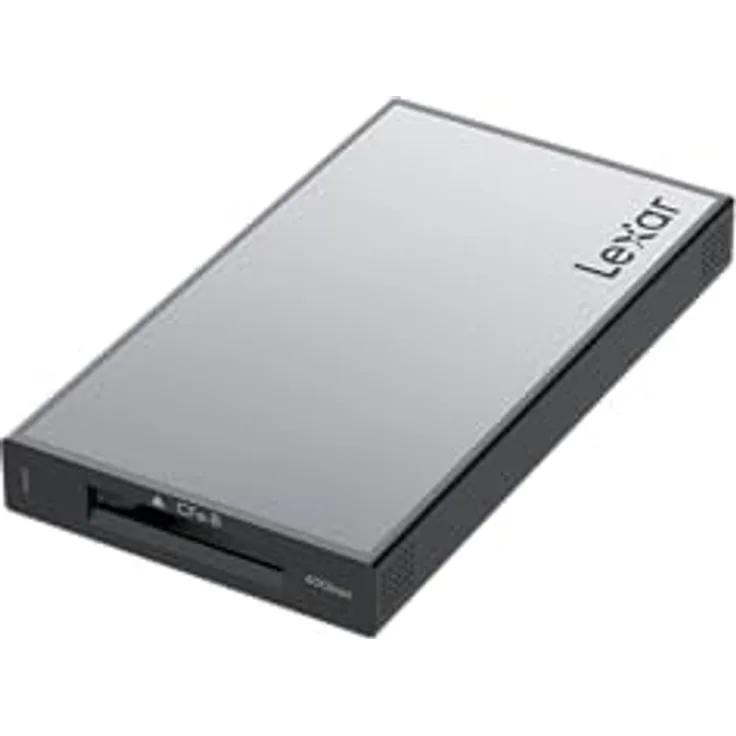 Lexar PRO Workflow SD Dual-Slot Reader, Speicherkartenlesegerät mit USB 3.2, bis zu 312 MB/s, Aluminiumoberfläche
