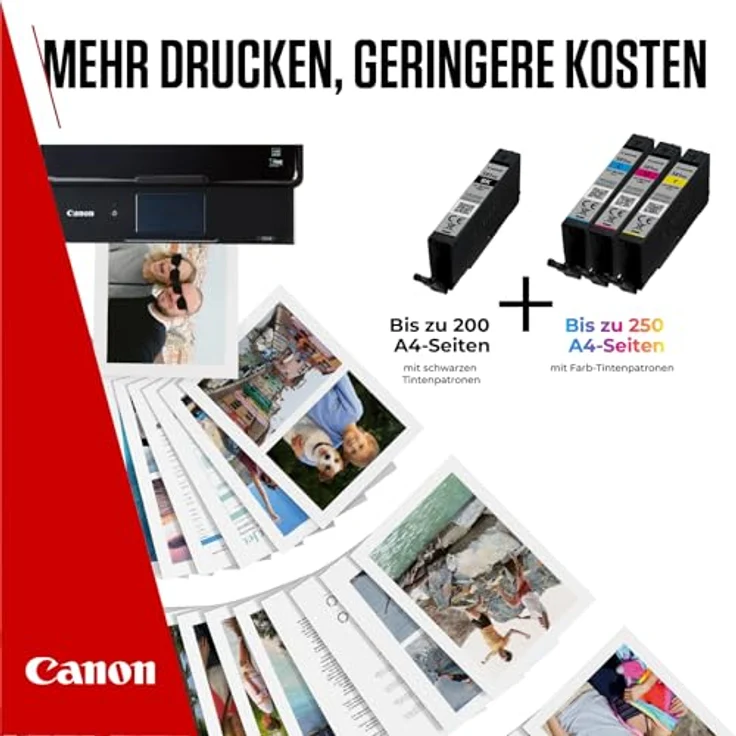 Canon CLI-581XXL BK/C/M/Y, Multipack Tintenpatrone mit sehr hoher Reichweite – Bild 5