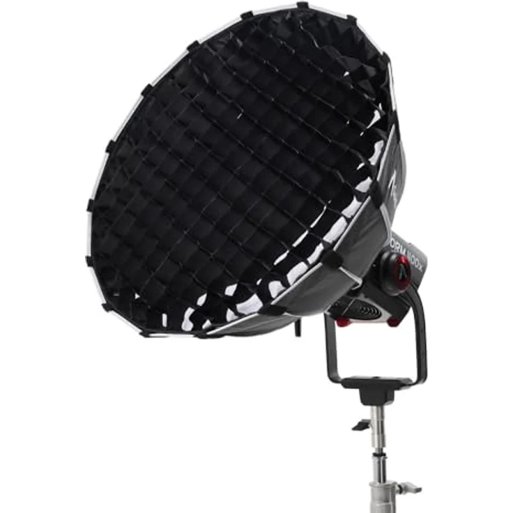 Aputure Quick Dome 60, Runde Softbox mit Bowens-Halterung, 40° Lichtsteuerungsgitter und Tragetasche – Bild 3