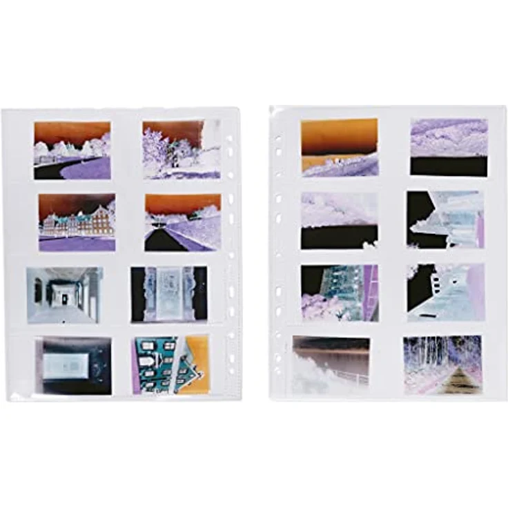 HERMA Fotoalbum, transparente Negativhüllen für 4 Filmstreifen, 100 Stück – Bild 4