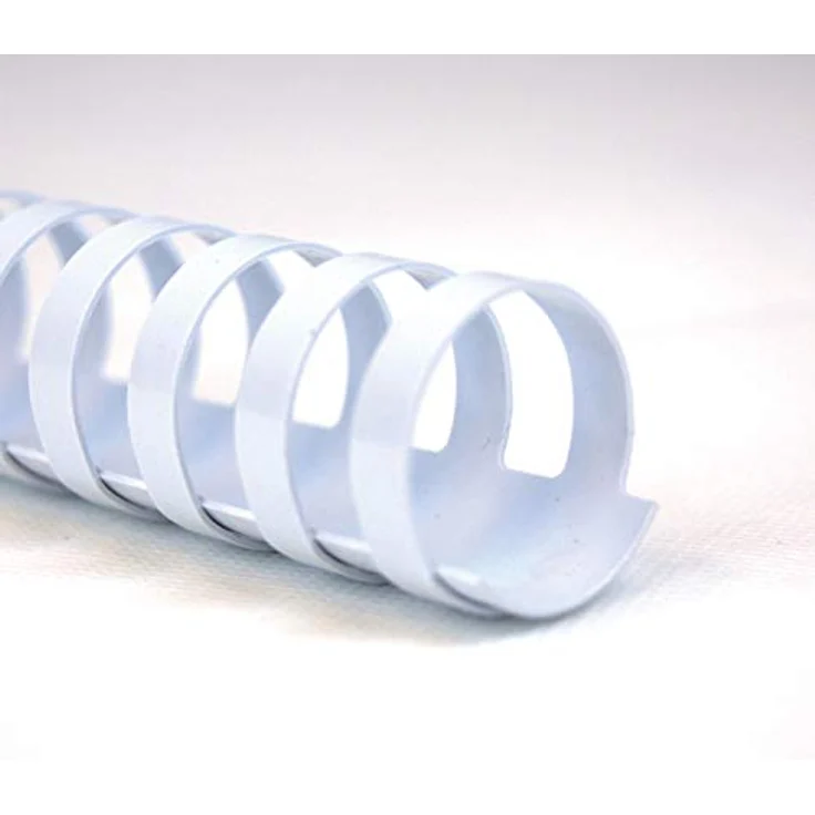 GBC CombBind 529072 Plastikbinderücken 19mm, weiß, 100 Stück - Binderücken mit 21 Ringen, für A4-Dokumente – Bild 2