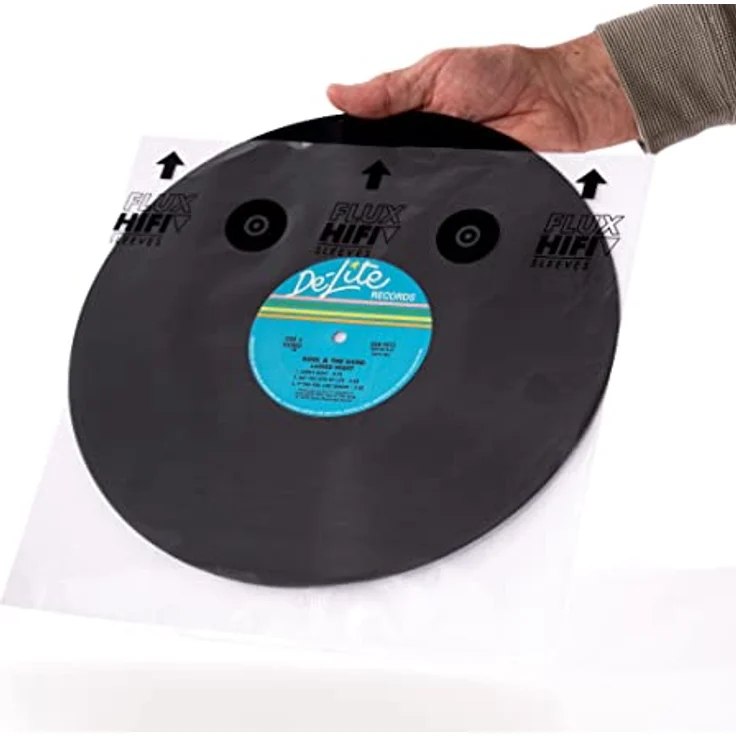 FLUX-Hifi Innenhüllen für Schallplatten Vinyl Sleeves 50 Stück inkl. Aufbewahrungsbox – Bild 4