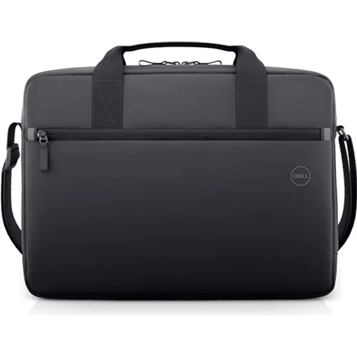 Dell CC3624, Notebooktasche für 16" Laptops, wasserfest, schwarz, mit verstellbarem Schultergurt und zusätzlichen Fronttaschen