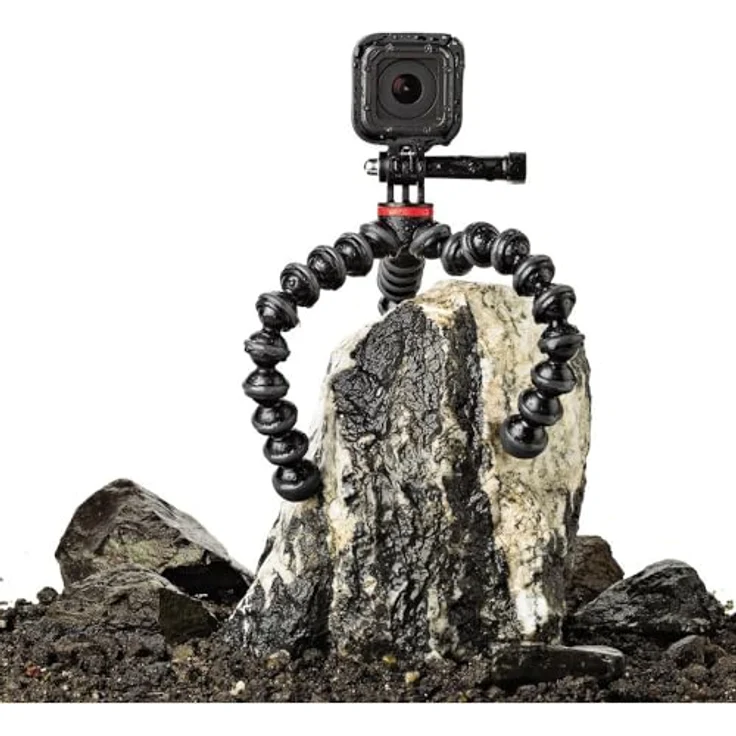 JOBY JB01516-BWW GorillaPod 500 Action flexibles Ministativ (mit Stiftbefestigung für GoPro, 360-Grad-Kameras und andere Action-Kameras, Traglast bis zu 500 g) – Bild 2
