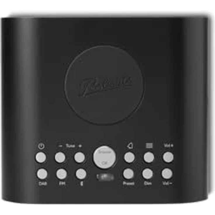 Roberts Ortus Charge Radio Wecker Dab+/FM/Bluetooth mit Qi Ladegerät, Schwarz - Radiowecker mit großem Display, dualen Alarmen und kabellosem Telefonladegerät – Bild 4