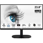 MSI PRO MP245VDE 23.8 Zoll Full HD Office Monitor - 100Hz, VESA montierbar, augenschonend - schwarz