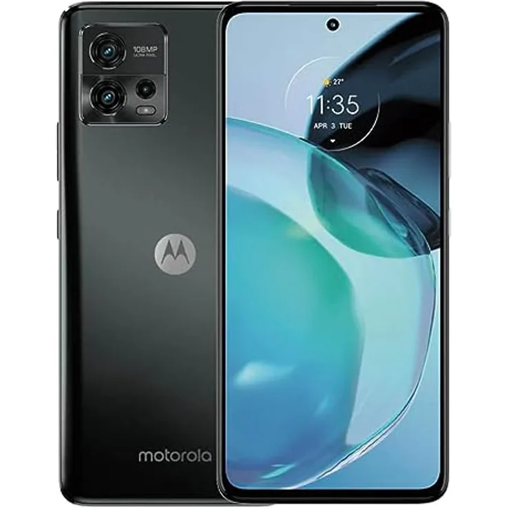 Motorola Moto G72, Dual, 128GB 8GB Ram, Meteorite Grey, Smartphone mit leistungsstarkem Prozessor