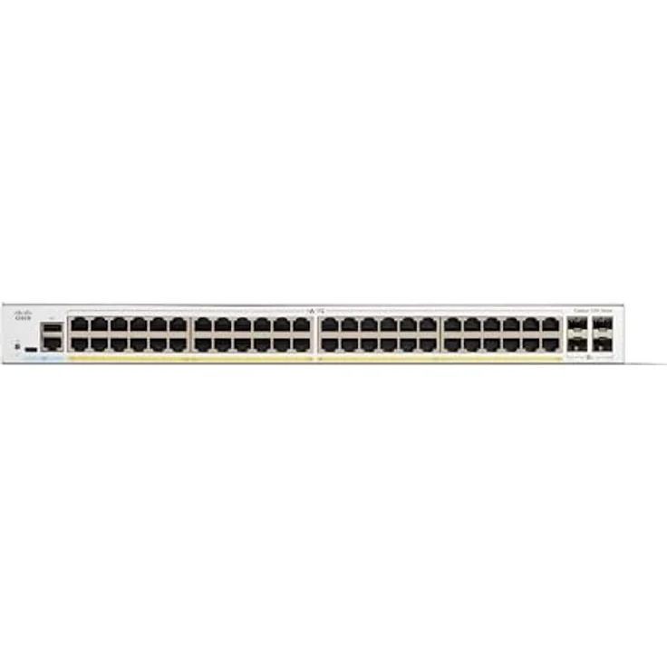 Cisco Catalyst 1200-48P-4X-Smart-Switch, 48-Port-GE, PoE, 4 x 10-GE-SFP+, eingeschränkter Lebenszeitschutz (C1200-48P-4X) – Bild 2
