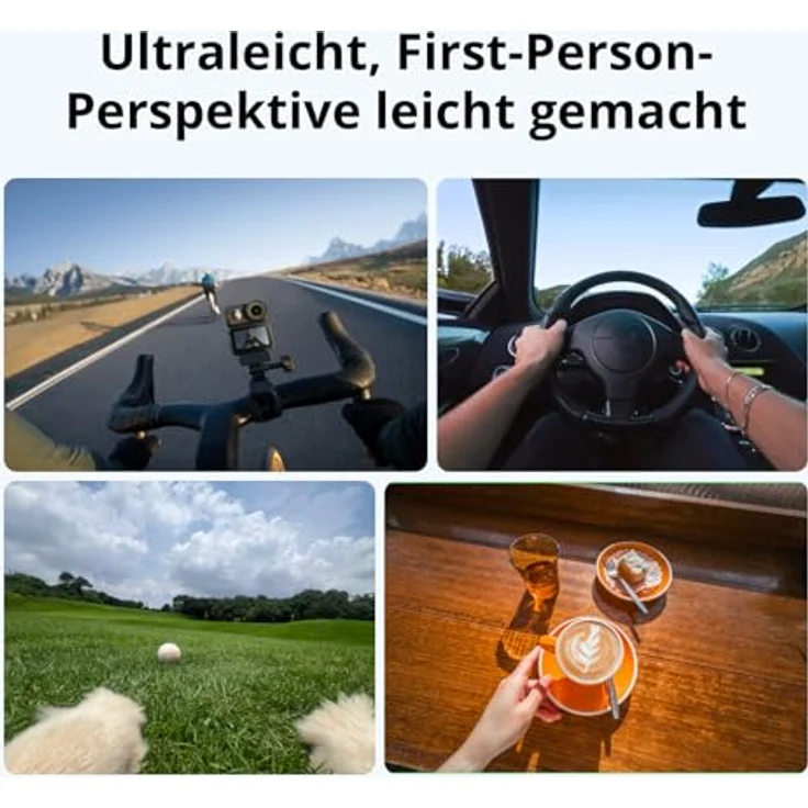 DJI Osmo Nano, Action Cam mit 128GB, 4K/60fps Video und ultra-weitem 143° Sichtfeld, Schwarz – Bild 2
