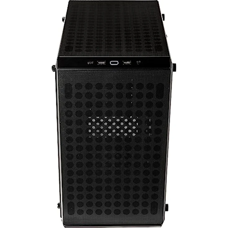 Cooler Master MasterBox Q300L V2 – mATX-Mini-Tower-Gehäuse, 1 x 120 mm vorinstallierter hinterer Lüfter, gehärtete Glasscheibe, sauberes Routing, mehrere Kühloptionen und USB 3.2 Gen 2x2 Typ-C 20 GB/s – Bild 3