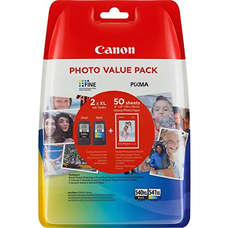 Canon PG-540XL + CL-541 XL 2 PACK Tintenpatrone – Bild 2