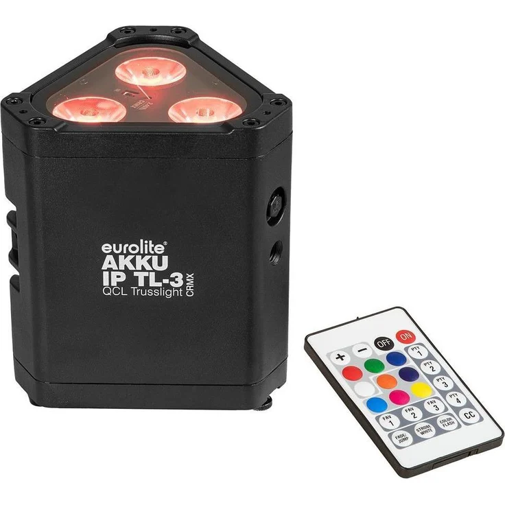 Eurolite AKKU IP TL-3 QCL Trusslight CRMX, Scheinwerfer mit hochwertiger RGBW-Farbmischung und robustem IP65-Gehäuse