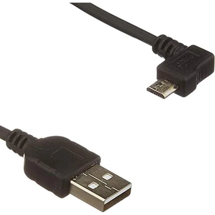 System-S USB Kabel Micro zu Typ A Stecker Winkel 30 cm – Bild 2