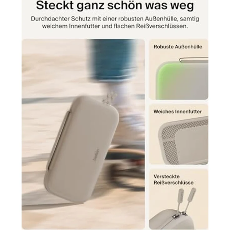 Belkin Charg.Case + Powerbank, 10.000mAh, Switch2, sand – Bild 6