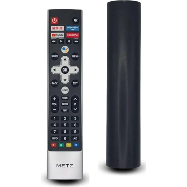 METZ Original Fernbedienung N030107-001354-001, kompatibel mit Metz TV-Modellen wie Caleo, Topas, Aurus, Solea, Cosmo